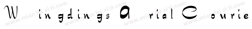 Wingdings Arial Courier New Symbol字体转换